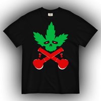 Image 1 of 420 LOGO TEE [BLACK]