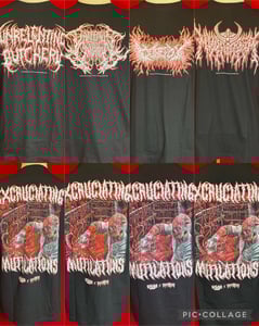 Image of Muramasa/Gorepot/Gangrenous Flesh Consumption/Unrelenting Butchery Logo SHIRTS!!!!