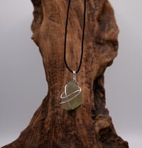 Image 4 of Sterling Silver Wrapped Sea Glass Necklace