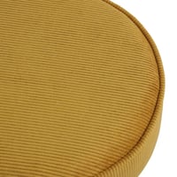 Image 3 of Tabouret velours moutarde 