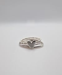 Image 1 of Sterling Silver Stacking Rings
