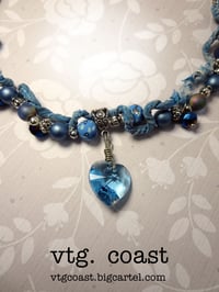 Image 3 of True Blue Heart Necklace