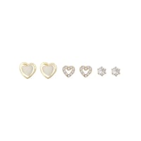 Image 1 of Cute Stud Earrings Set of 3