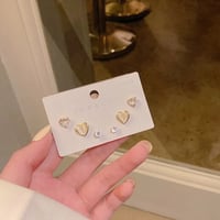 Image 5 of Cute Stud Earrings Set of 3