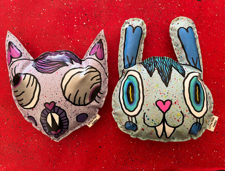 Image of Cat & Bunny Pillow Goons