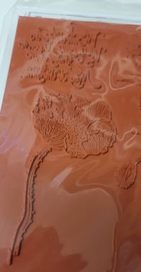 Image 2 of Large rubber stamp sheet Indigo Blu 