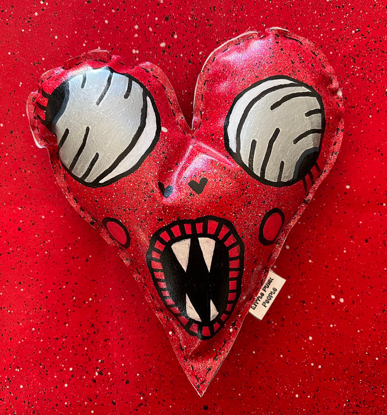 Image of Red Pillow Goon Heart 