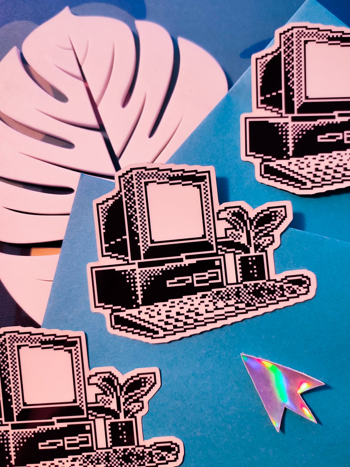 Glow in the Dark Computer Sticker