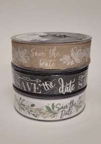 Image 1 of Save the date ribbon