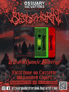Image of BLOODCHURN - A Cataclysmic Blessing Cassette / LMTD to 100 copies