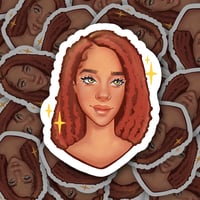 Justdrawalice Bust Sticker