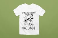 Image 1 of Steamboat Willie I'm Free T-Shirt