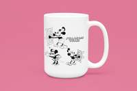 Image 1 of Classic Disney "Steamboat Willie" Mug - 12oz & 15oz 