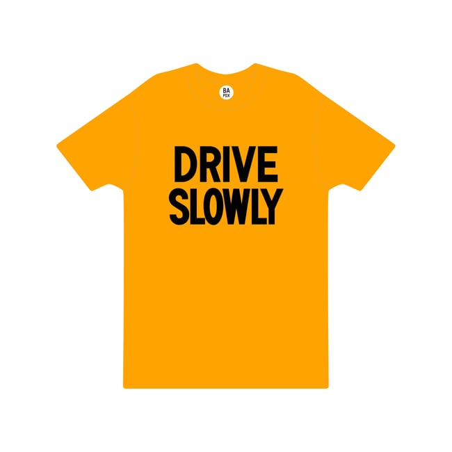 DRIVE SLOWLY 