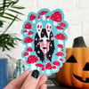 mushroom ghosts vinyl sticker 