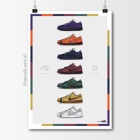 Image 1 of Sneaker Poster Dunk SB Low x Concepts “Lobster Pack” Print