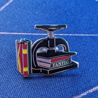 Image 2 of FanFic Bookbinder Pin