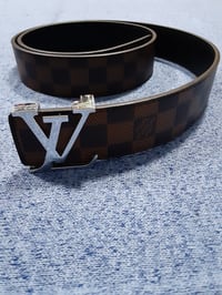 Image 2 of LV Belt Brown Checkered