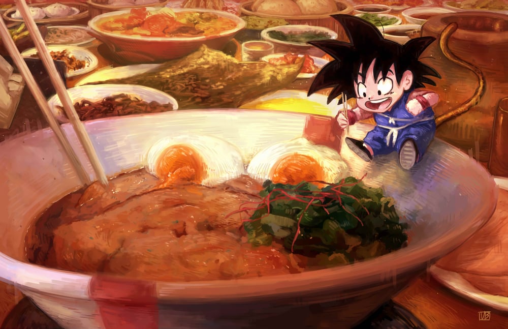 Goku's Full Course Meal