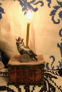 Image 4 of Wise Horned Owl Cake Topper