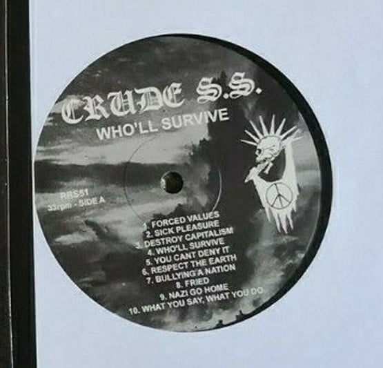 Image of Crude SS – "Who'll Survive" Lp