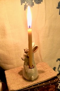 Image 3 of Royal White Rabbit Cake Topper