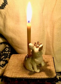Image 4 of Royal White Rabbit Cake Topper
