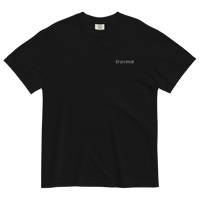 Embroidered Heavyweight Comfort T-Shirt [Black]