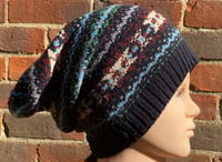 Image of UNIQUE Multicoloured Slouch/Beanie