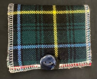 Image of SOLD OUT.    Compact Eco friendly Unisex Tartan Credit Card /Oyster Card /Small Wallet