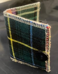 Image of  A Compact Eco friendly Unisex Tartan Credit Card /Oyster Card /Small Wallet