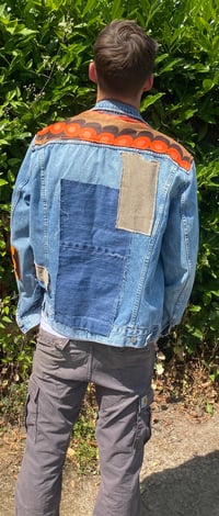 Image of ON SALE Vibrant Unique Denim Jacket
