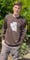 Image of Chocolate Brown Coloured Longsleeved T Shirt with Farr Better Clothing Print