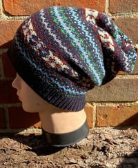 Image of UNIQUE Multicoloured Slouch/Beanie
