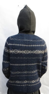 Image of Blokes /Unique Hooded Woollen Jumper/ With  Sweatshirt Style Pocket