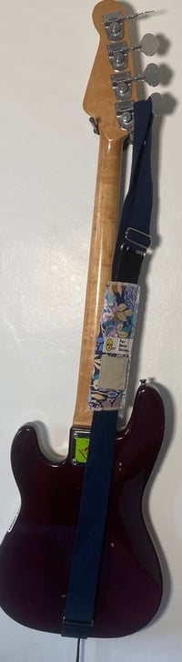 Image of Multicoloured Fabric Padded Guitar Strap