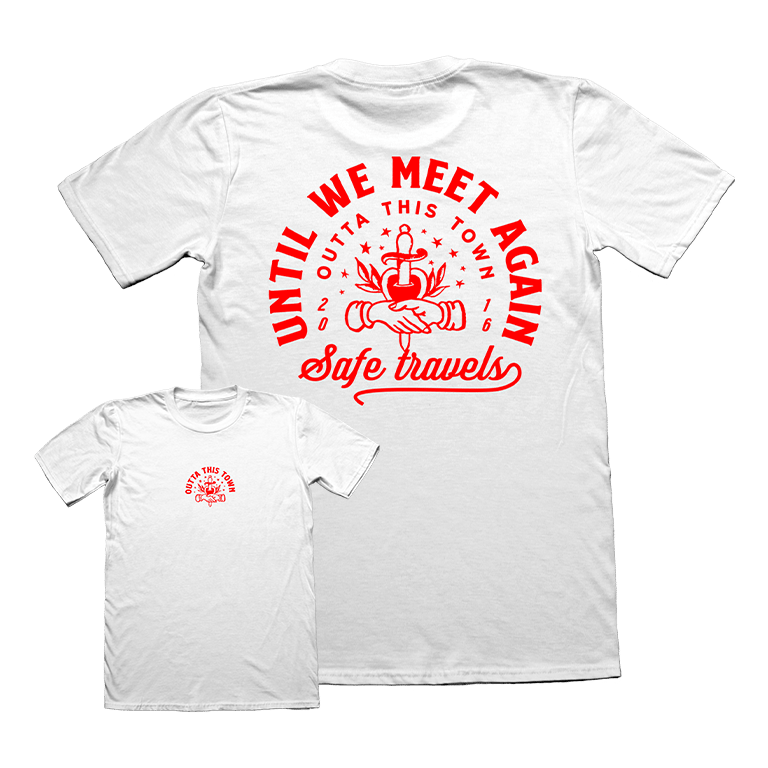 Image of Until We Meet Again T-Shirt  | White 🤝