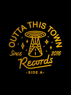 Image of Outta This Town Records T-Shirt  | Black 🎵