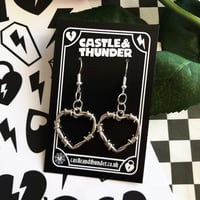 Image 2 of BARB - Heart Earrings
