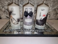 Image 2 of BIG BOW FASHION CANDLE SET 