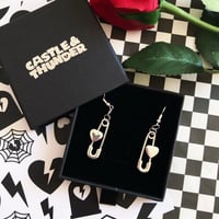 Image 1 of DOMINIC - Safety Pin Earrings
