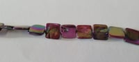 Image 1 of Dyed shell beads