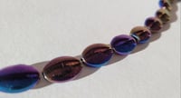 Image 2 of Metallic oval bead string 