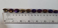 Image 4 of Metallic oval bead string 