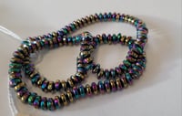 Image 2 of Small metallic round bead string 
