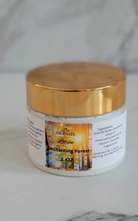 Lotion, 2 oz, Enchanting Forest, plastic jar with gold top