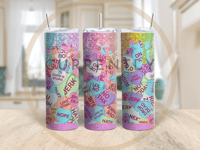 Candy Hearts Tumbler