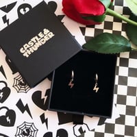 Image 1 of ALEX - Lightning Huggie Hoops