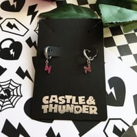 Image 2 of ALEX - Lightning Huggie Hoops