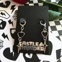 Image 2 of NICOLA - Heart Drop Earrings